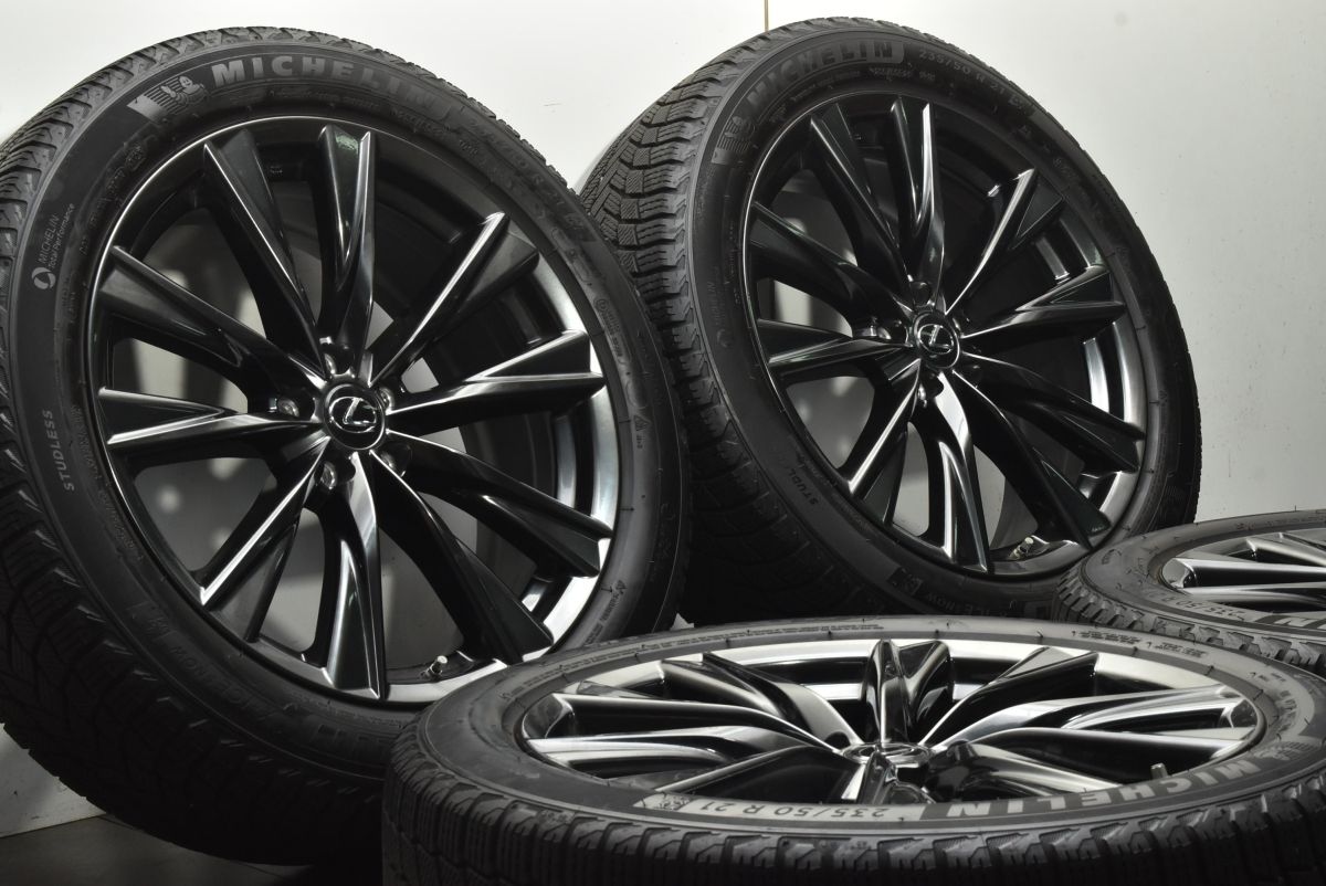 製 バリ溝 レクサス RX Fスポーツ 21 in 8 J 40 PCD 114 3 ミシュラン X ICE SNOW 235 50 R 空気圧センサー付属