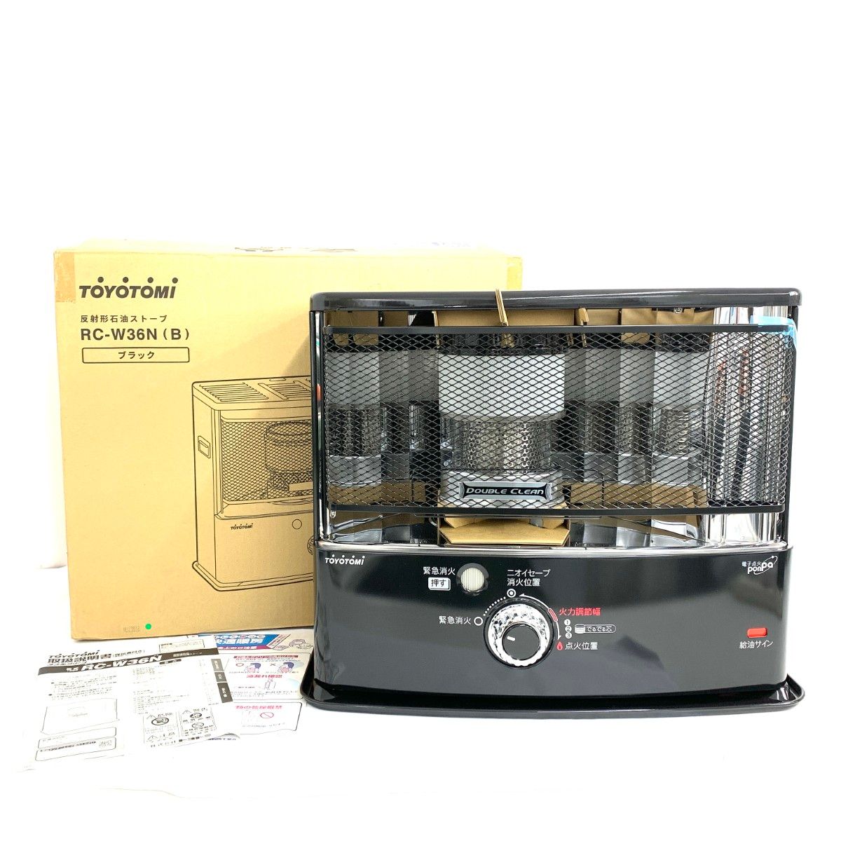 トヨトミ 反射型石油ストーブ RC-W36N 2023年製 TOYOTOMI トヨトミ 反射形石油ストーブ RC-W36N/2023年製 ブラック
