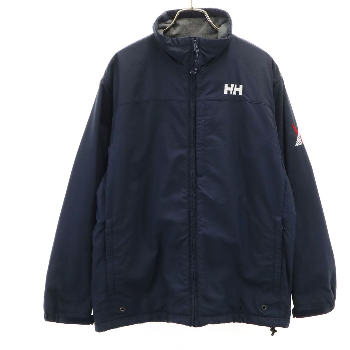 HELLY HANSEN ヘリーハンセン ナイロンジャケット S ネイビー 裏