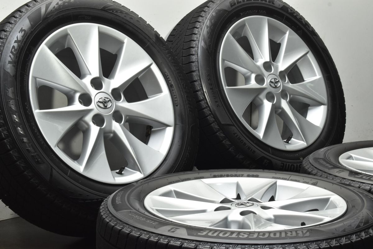 程度良好 トヨタ 20 アルファード ヴェルファイア 17 in 7 J 33 PCD 114 3 ブリヂストン ブリザック VRX 215 60 R C HR