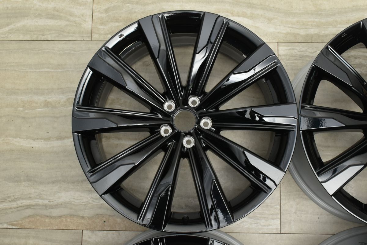  新車外し品 トヨタ クラウンスポーツ Z 21 in 8 5 J 35 PCD 114 3 4本セット クラウンクロスオーバー 流用 ノーマル戻し 21インチ ホイール