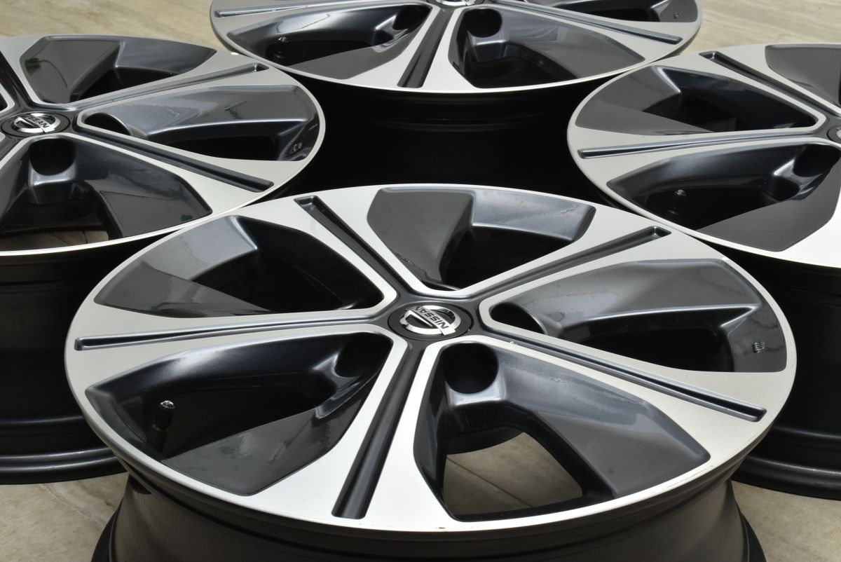 新車外し品 ニッサン キックス 17 in 6 5 J 45 PCD 114 3 4本セット リーフ セレナ ジューク エクストレイル エルグランド