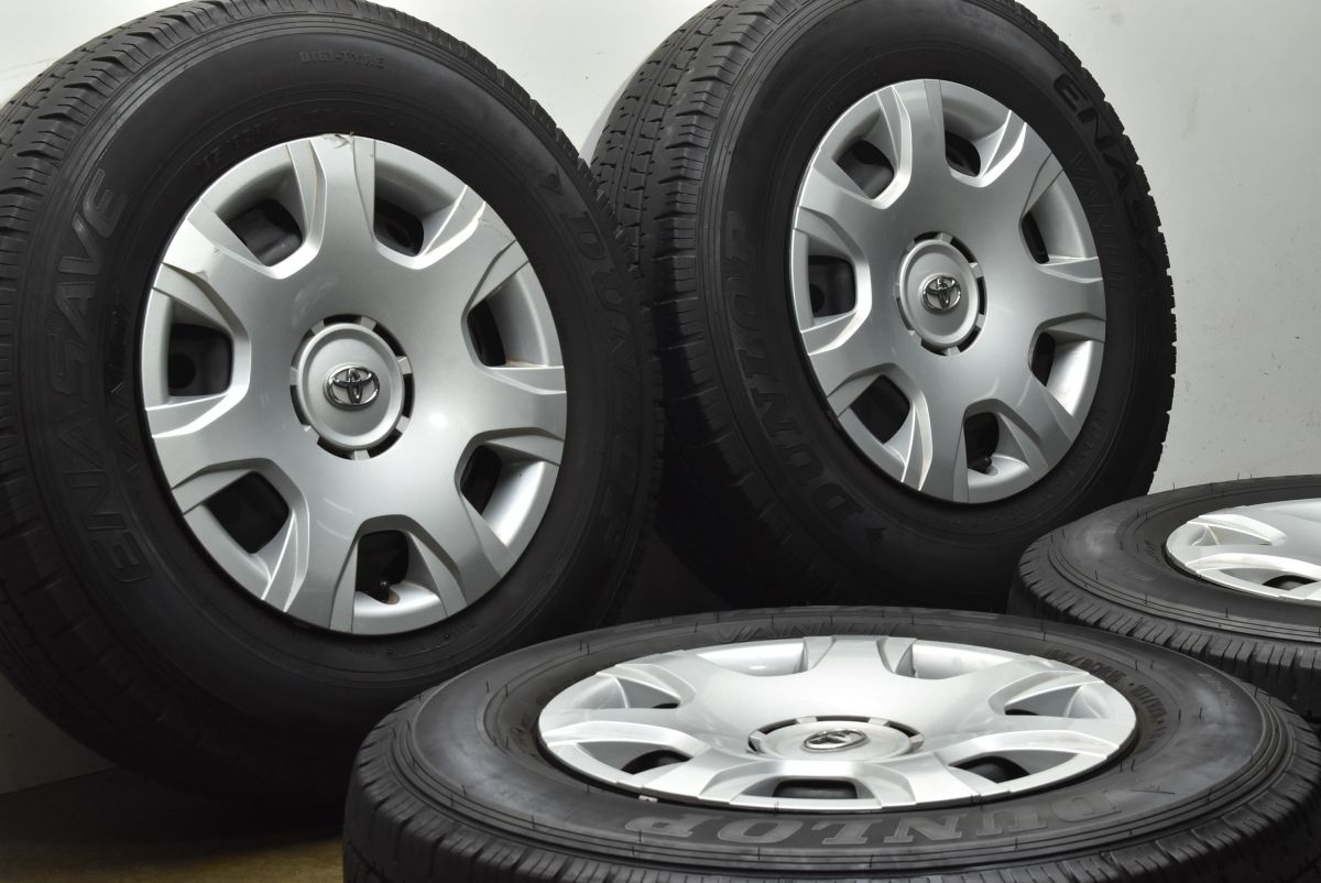 良好品 トヨタ 200 ハイエース レジアスエース 15 in 6 J 35 PCD 139 7 ダンロップ 195 80 R LT ワイド ナロー 標準 スーパーGL