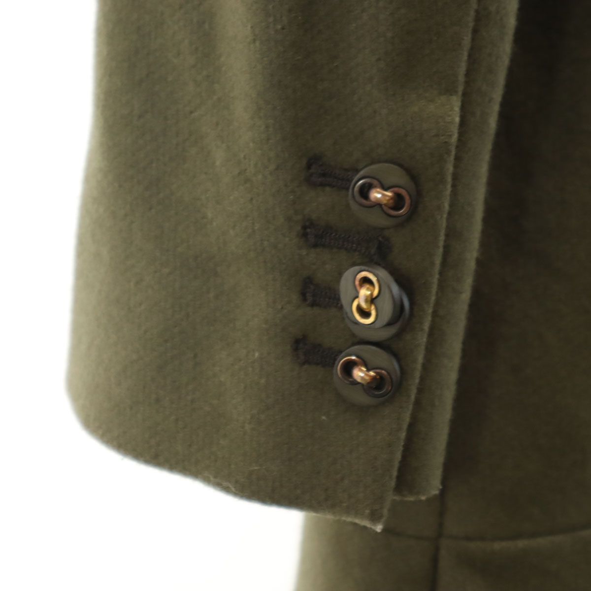 MAX&CO マックスアンドコー ダブルブレスト ウールコート 38 オリーブ レディース MAX&CO マックスアンドコー ダブルブレスト ウールコート 38 オリーブ