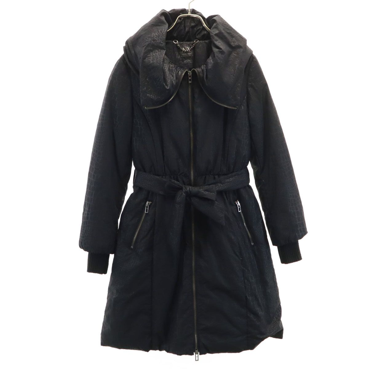 ARMANI EXCHANGE アルマーニエクスチェンジ パイソン柄 ダウンコート 