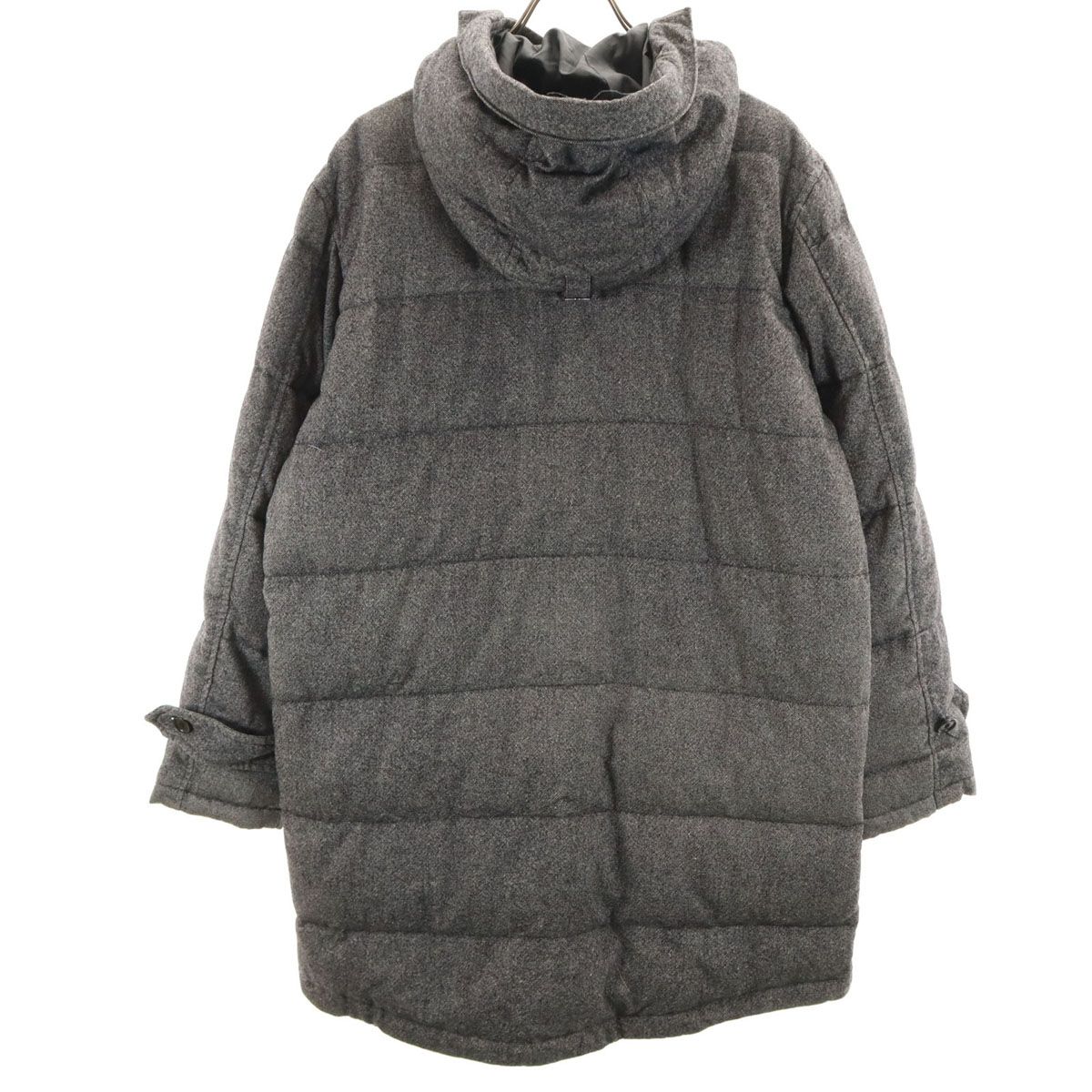 【専用】ポールスミス　ダウンコート（グレー） PS Paul Smith ピーエスポールスミス フーデッド ダウンコート L