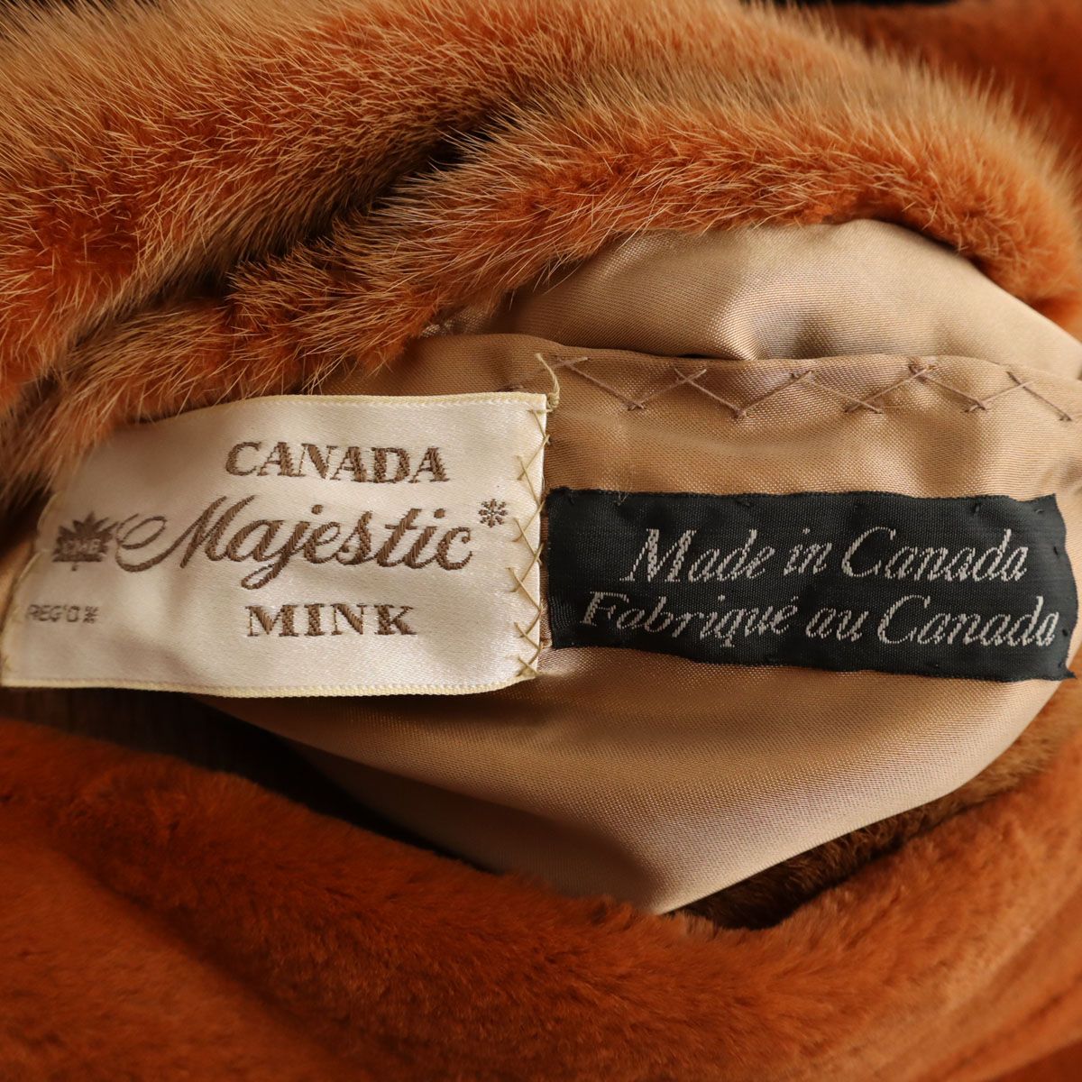 1円スタート】CANADA Majestic MINK ミンクファーコート 毛皮コート 