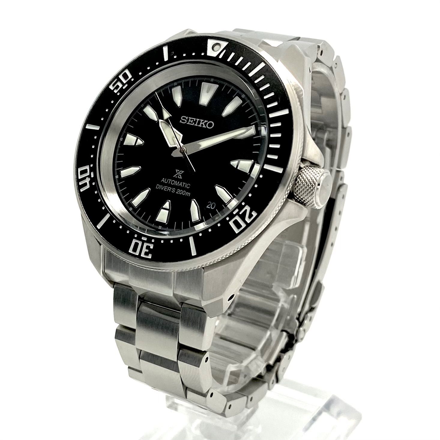 腕時計 メンズ セイコー SEIKO プロスペックス ダイバースキューバ サムライ SBDY 131 4 R 35 06 K 0 自動巻 黒 デイト表示 200 m防水