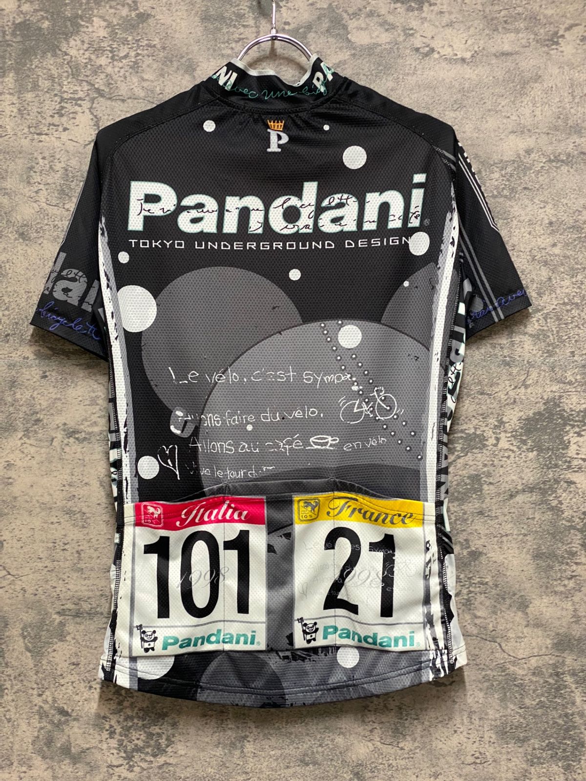 JP130 パンダーニ Pandani 半袖 サイクルジャージ 黒 M - メルカリ