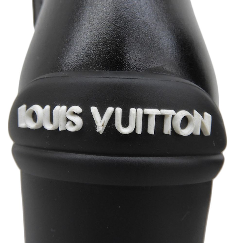  LOUIS VUITTON ルイヴィトン ルビーライン モノグラムストラップ アンクルブーツ レディース ブラック 40 その他 靴