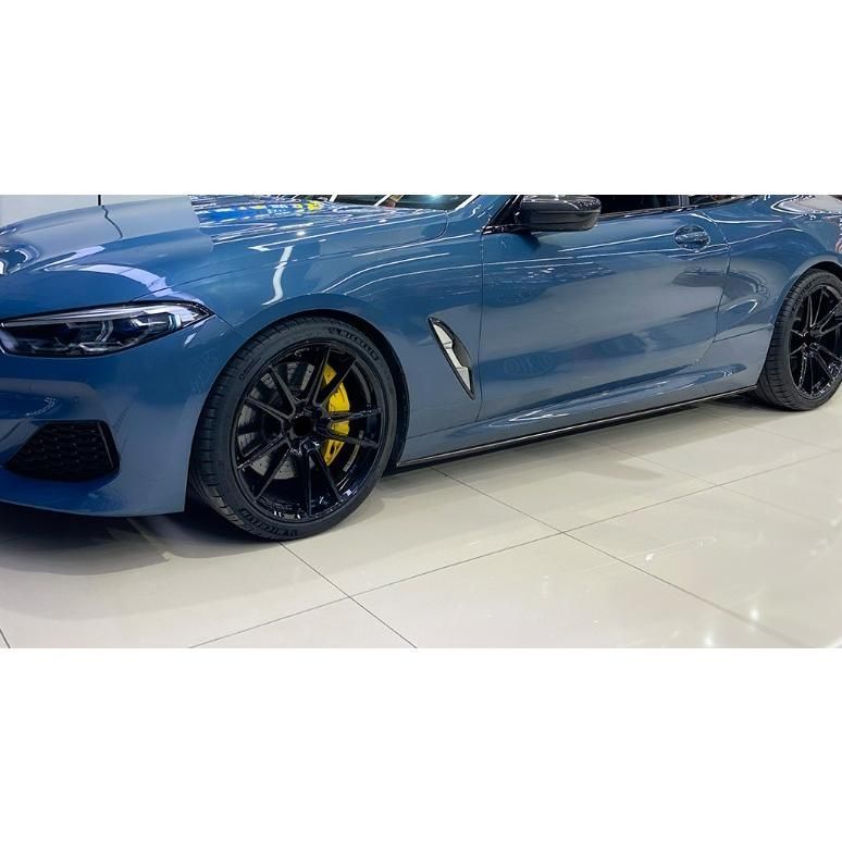 スポーティ全開 サイドスカート カバー BMW M 8 F 91 92 クーペ カブリオレ コンペティション 黒 b 13454