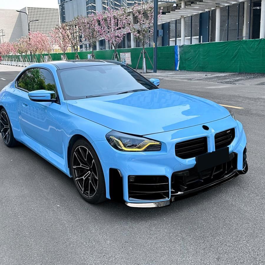スポーティ全開 BMW フロントバンパー リップ スポイラー M 2 G 87 ベースグレード Mステップトロニック Bタイプ 黒 b 13300