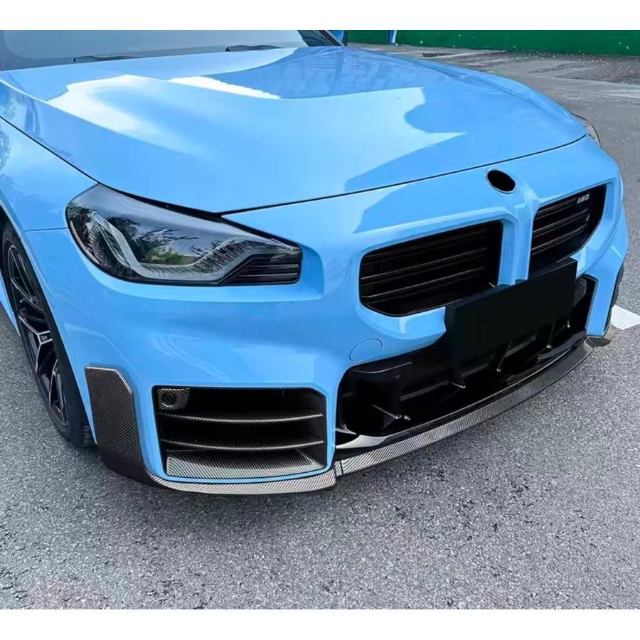 スポーティ全開 BMW カーボン ルック フロントバンパー リップ スポイラー M 2 G 87 ベースグレード Mステップトロニック Bタイプ b 13299