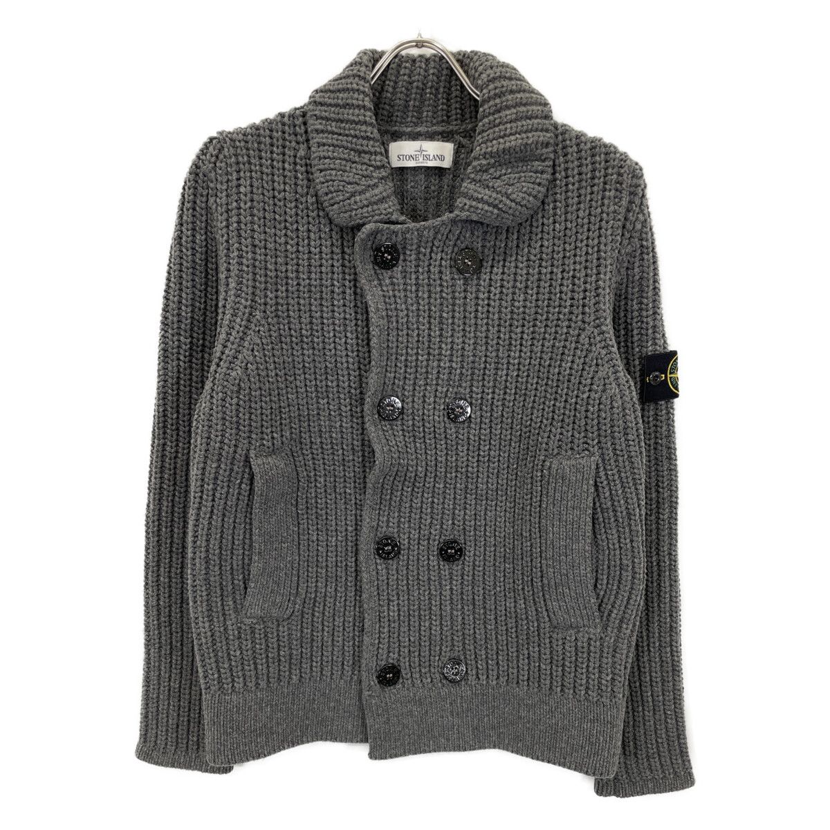 STONE ISLAND ストーンアイランド 12AW 5715525B1 ｸﾞﾚｰ ﾜｯﾍﾟﾝ ﾀﾞﾌﾞﾙ