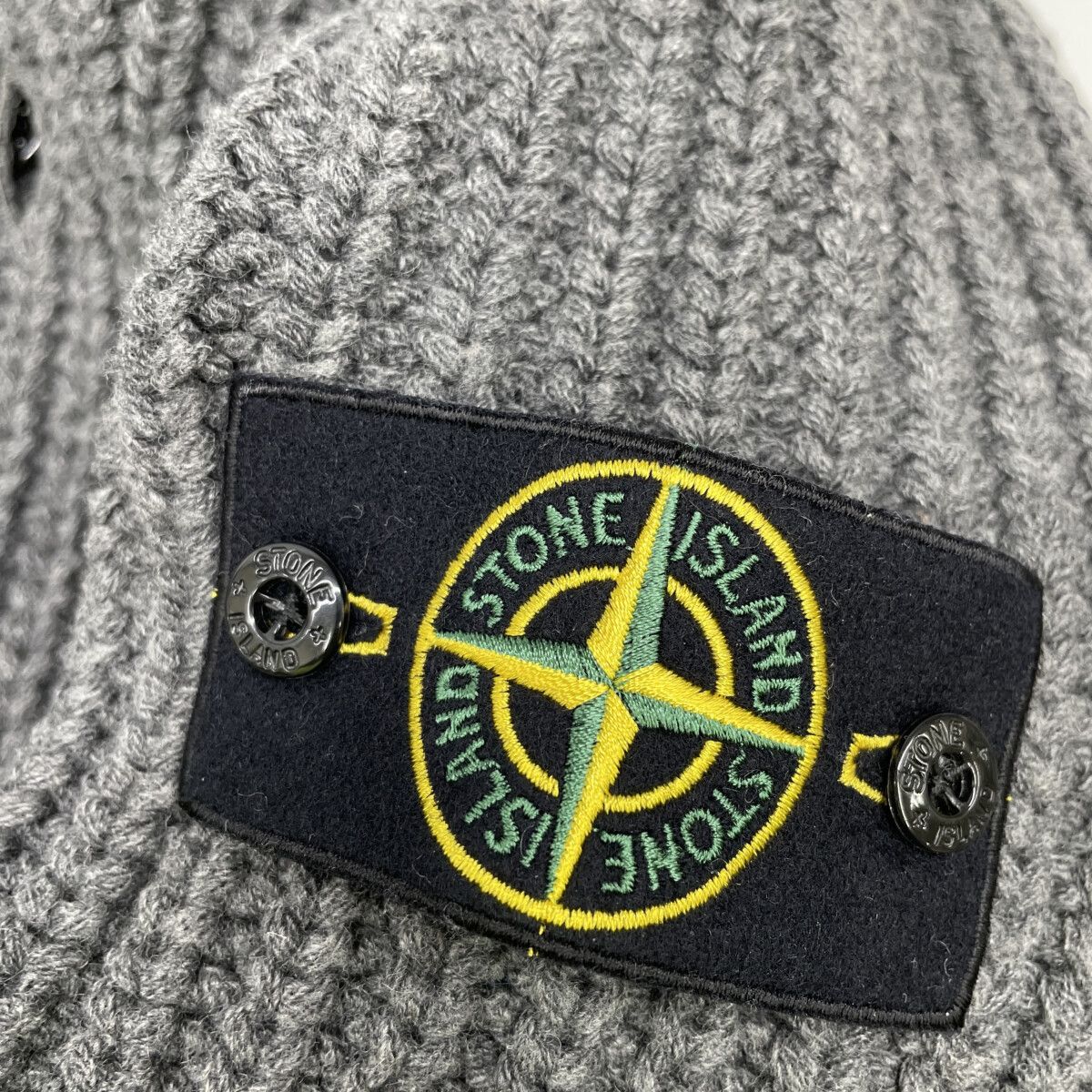STONE ISLAND ストーンアイランド 12AW 5715525B1 ｸﾞﾚｰ ﾜｯﾍﾟﾝ ﾀﾞﾌﾞﾙ