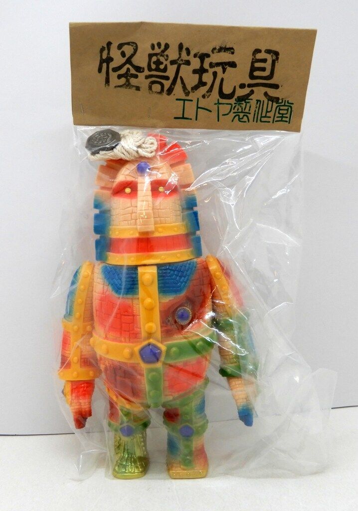 ソフビ　monstock Gモアイロボ　ブルーグロー　ブルマァク　安楽安作 ソフビ monstock Gモアイロボ ブルーグロー ブルマァク 安楽安作