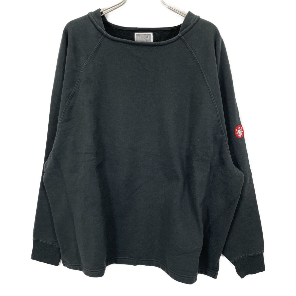 C.E シーイー CAVEMPT ﾌﾞﾗｯｸ ｺｯﾄﾝ ｽｳｪｯﾄﾌﾟﾙｵｰﾊﾞｰ L - メルカリ