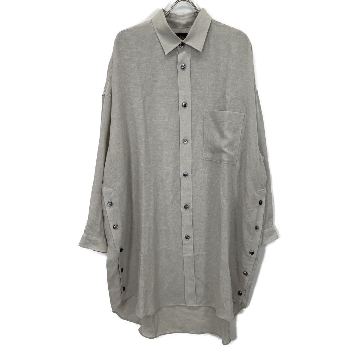 MAISON SPECIAL メゾン ﾍﾞｰｼﾞｭ LIMITED EDITION Prime-Over Maxi Shirt Coat 2