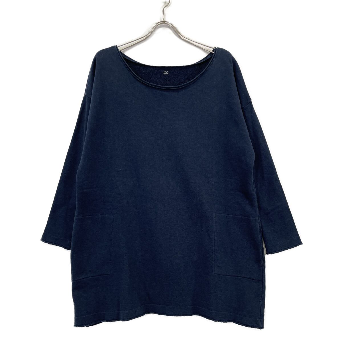 45r フォーティーファイブアール　コットン　プルオーバー　ネイビー 45R フォーティファイブ アール ﾈｲﾋﾞｰ ｺｯﾄﾝ100 ﾛﾝｸﾞ ﾌﾟﾙｵｰﾊﾞｰ O - メルカリ
