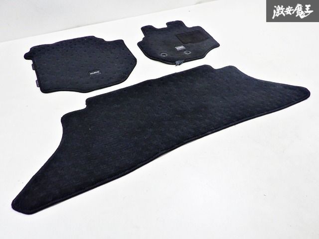 【破損無し！】トヨタ純正 200系 ナロー 標準 ダークプライム マット フロアマット カーペット フロント リア 3枚 棚2C24