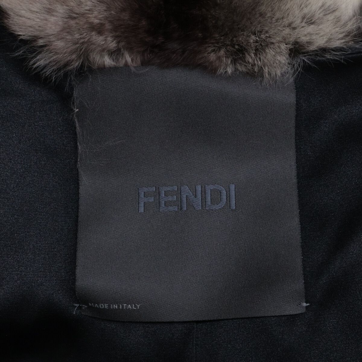 FENDI フェンディ 美品 チンチラ切替 リアルファーコート 42 - メルカリ