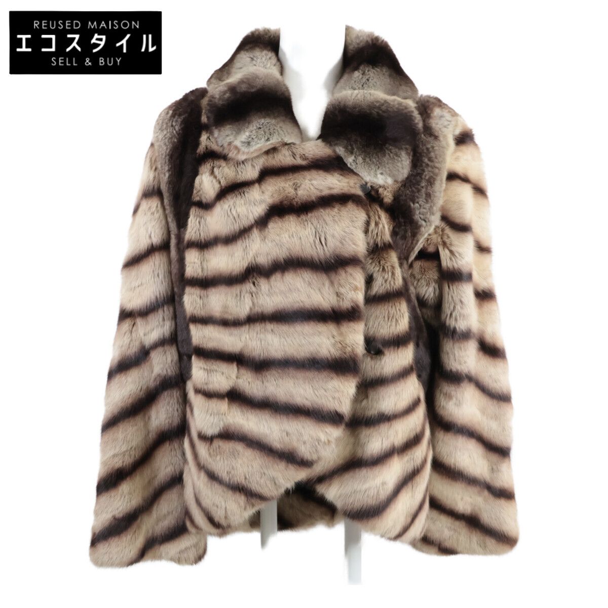 FENDI フェンディ 美品 チンチラ切替 リアルファーコート 42 - メルカリ