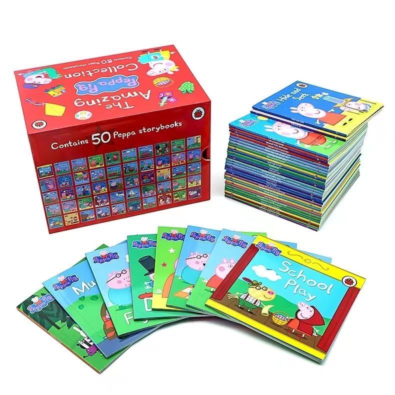 PeppaPig Collection ボックス ペッパピッグ 英語絵本 150冊 子供 洋書