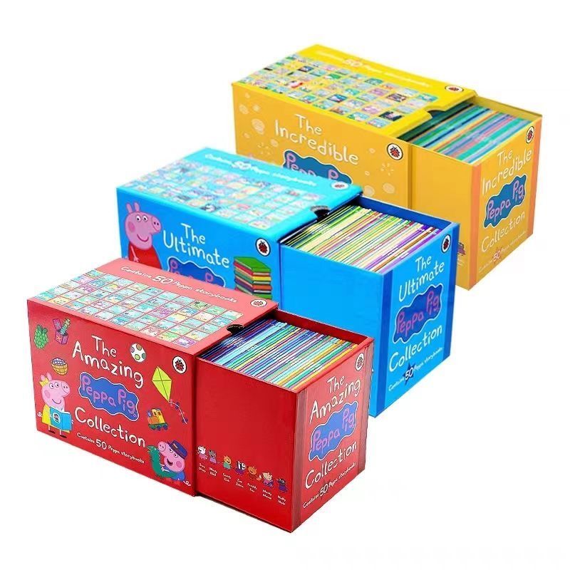 PeppaPig Collection ボックス ペッパピッグ 英語絵本 150冊 子供 洋書