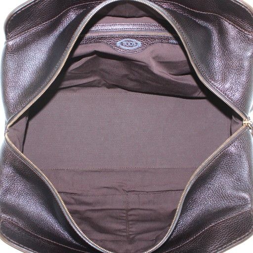 トッズ TOD'S ボストンバッグ トラベルバッグ 旅行用 レザー ロゴ