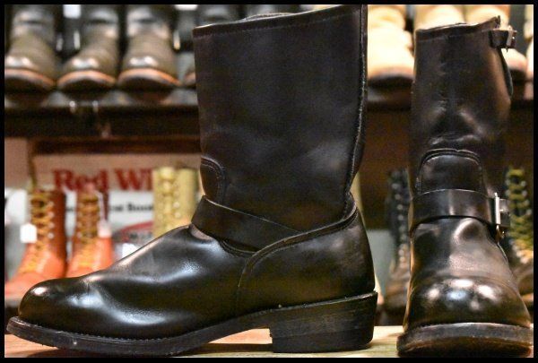 11 M PT 83 500 ナイフポケット エンジニア ブラック 黒 スチールトゥ ブーツ レッドウィングOEM 8270 FH 173