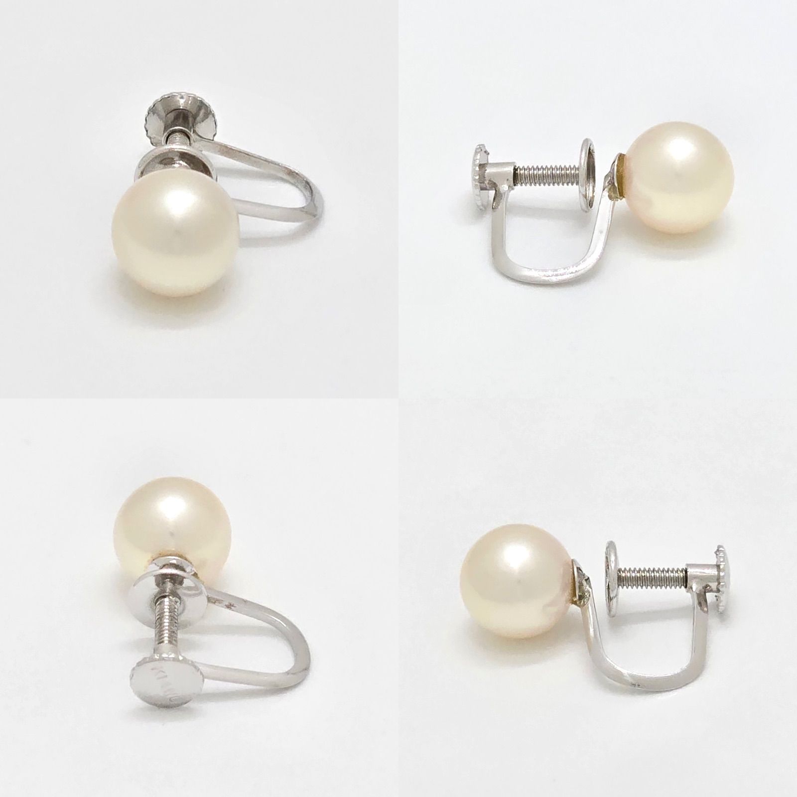 あこや真珠 アコヤパール ネックレス イヤリング セット 本真珠 一珠