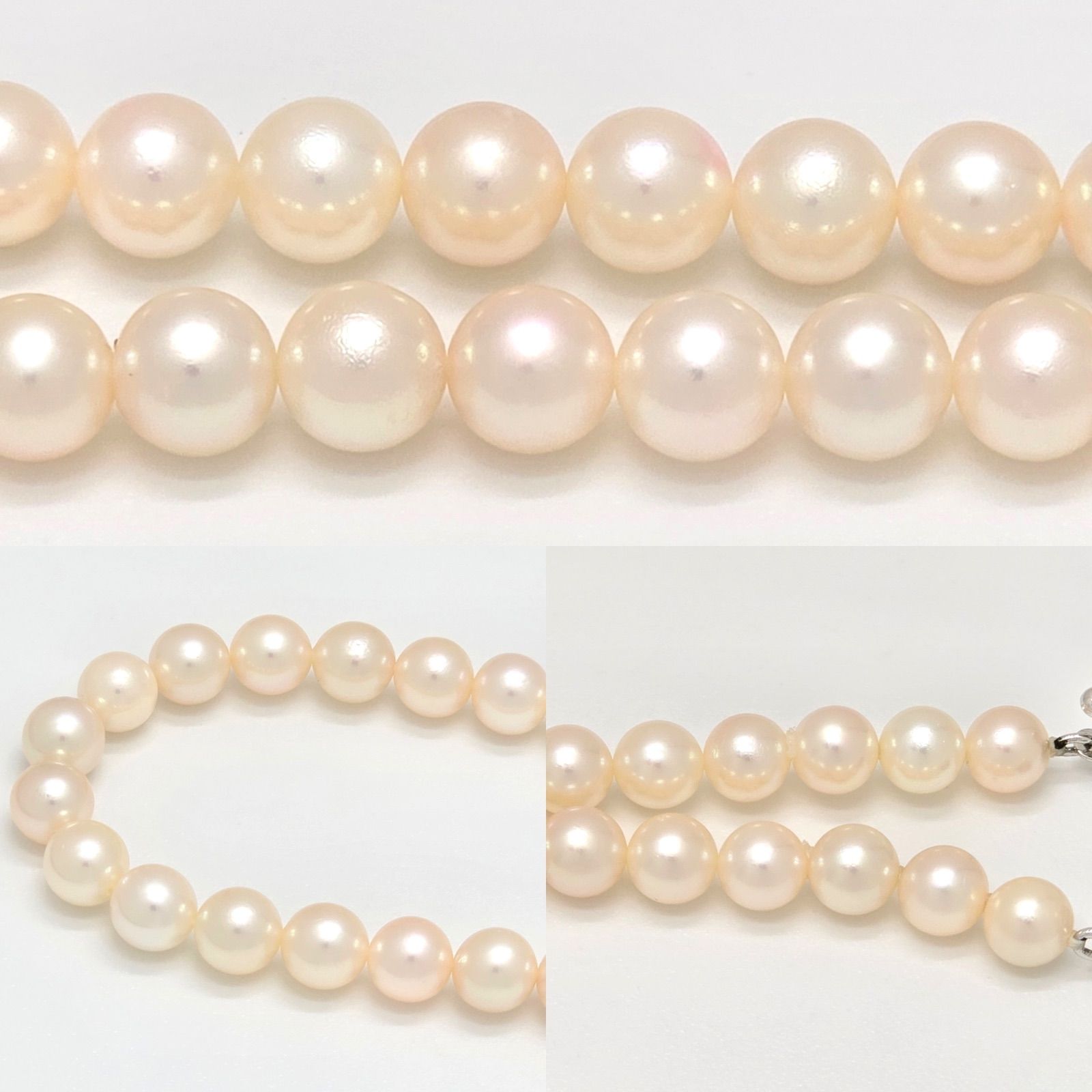 あこや真珠 アコヤパール ネックレス イヤリング セット 本真珠 一珠