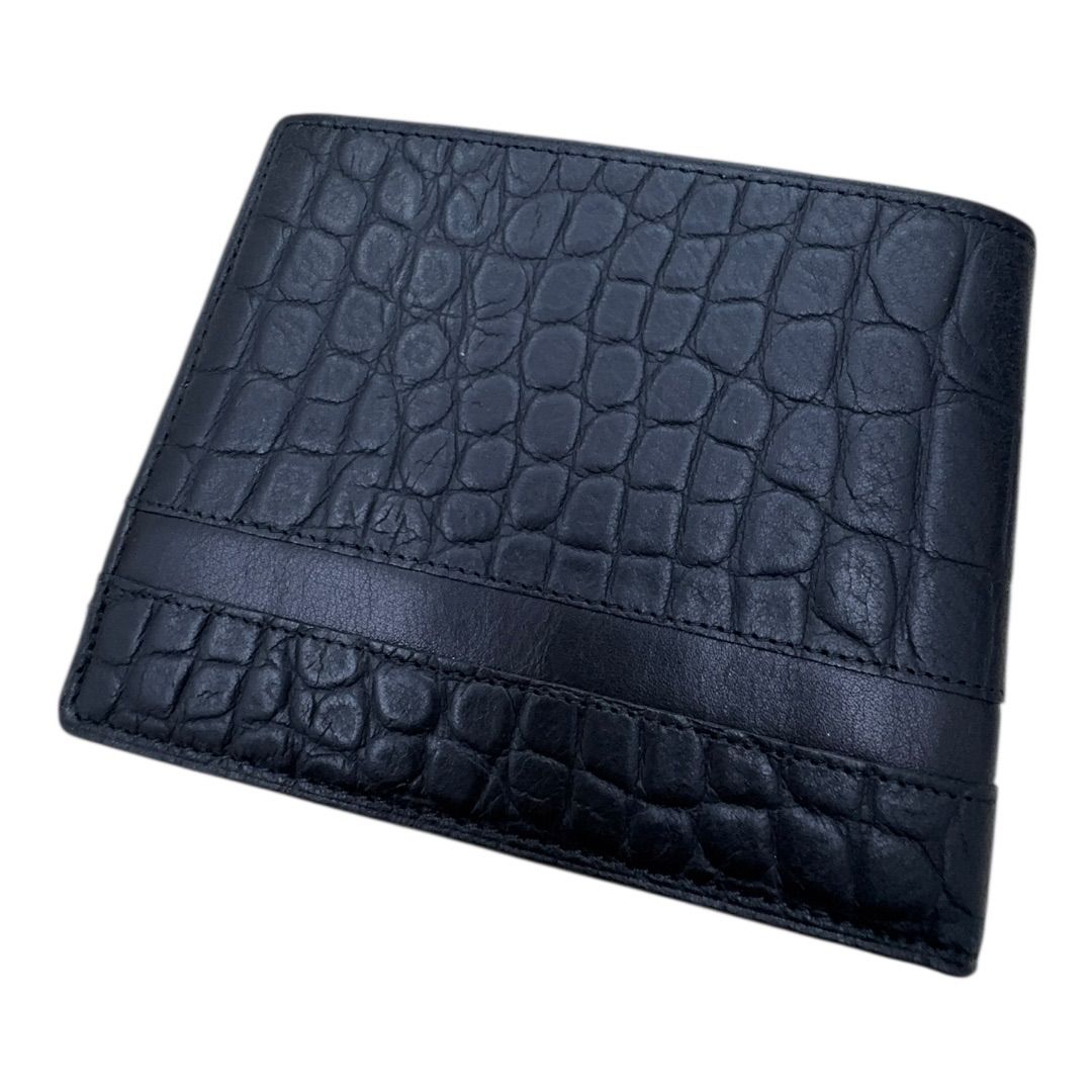 ヴェルサーチェ VERSACE 折り財布 カードケース 型押しレザー - メルカリ