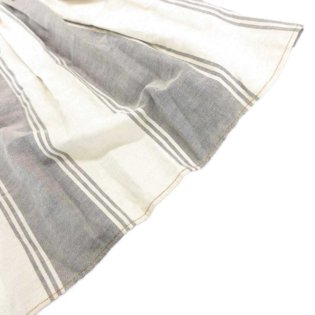  ヴィヴィアンウエストウッド Vivienne Westwood アングロマニア ストライプ柄 ショートパンツ キュロット リネン混 2 ブルー ホワイト 01001 14 01 791012 UO GY 18 キュロット パンツ