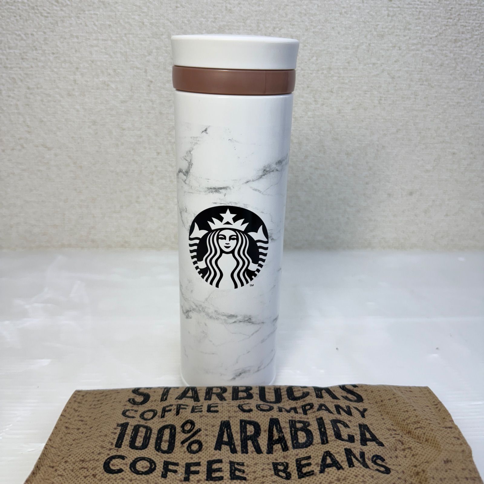 スターバックス 韓国スタバ タンブラー 大理石 マーブルホワイト 韓国