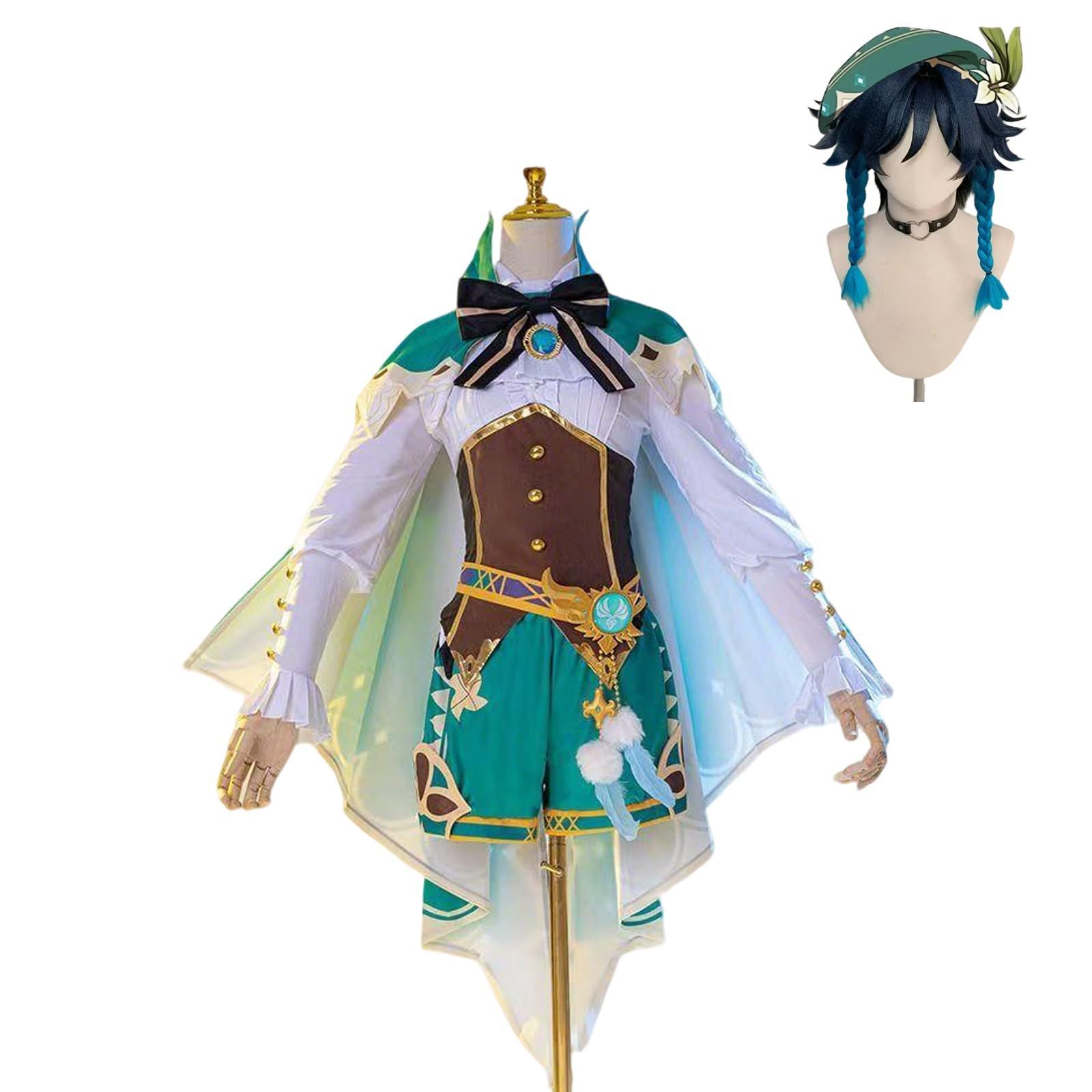 原神 コスプレ衣装 ウェンティ 演出服 舞台装 イベント 大人 制服 プレゼント 化祭 パーティー 変装