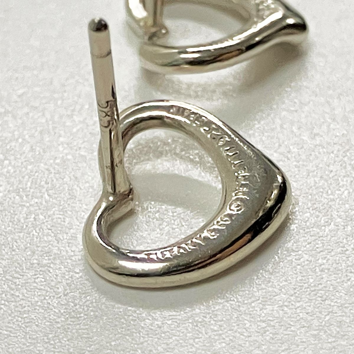 TIFFANY&Co. ティファニー オープンハート ピアス 925 ポスト585