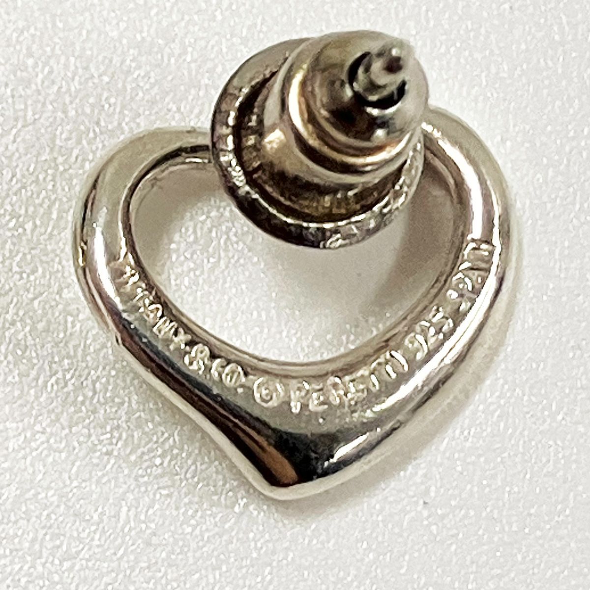 TIFFANY&Co. ティファニー オープンハート ピアス 925 ポスト585