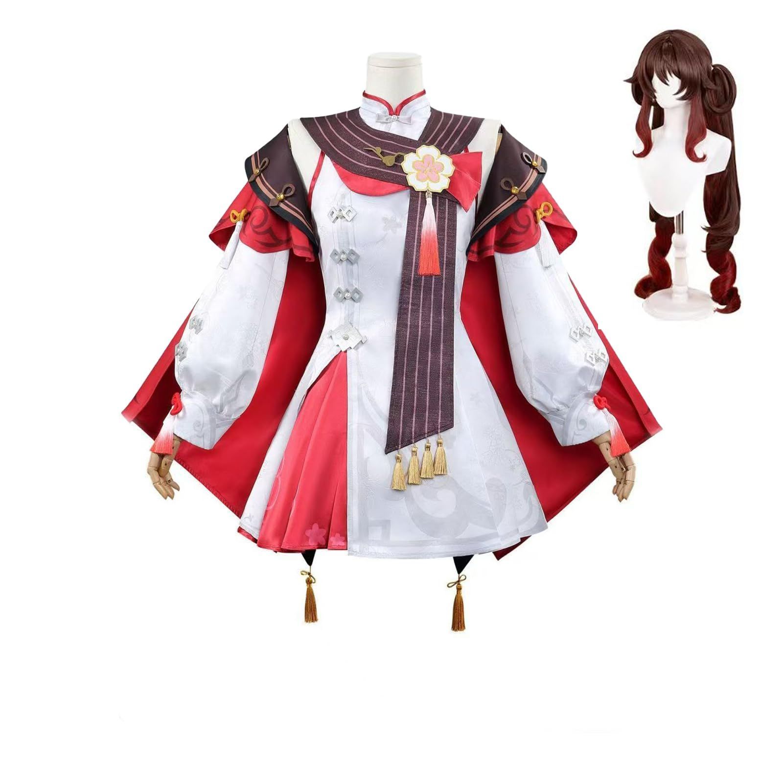 原神 コスプレ衣装 フータオ 海灯節 残雪に咲く紅 制服 舞台服 仮装 プレゼント 祭り 変装 演劇