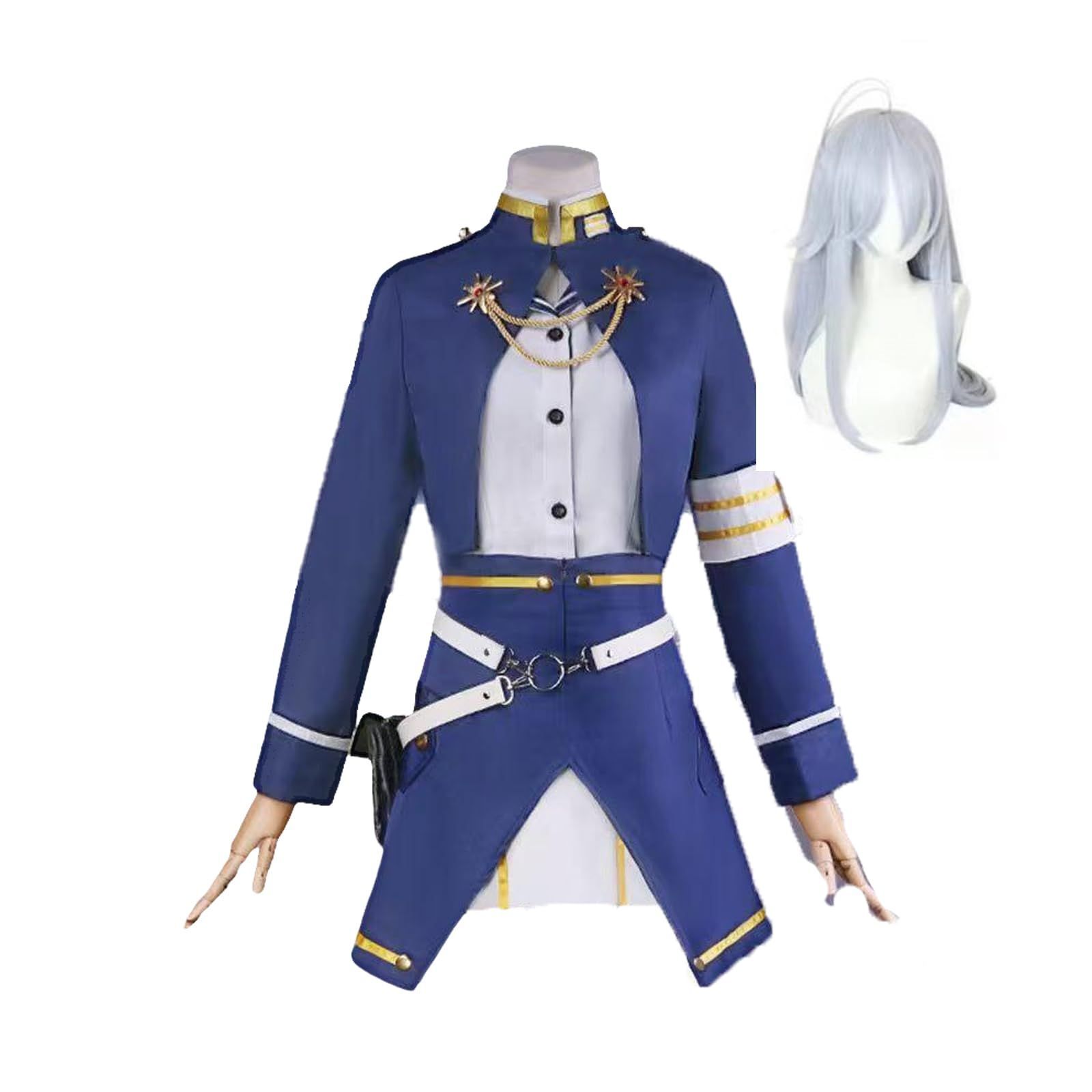 ―エイティシックス― レーナ コスプレ衣装 ウィッグ付き 戦闘服 ヴラディレーナ ミリーゼ 同型 制服 同人服 原作忠実 仮装