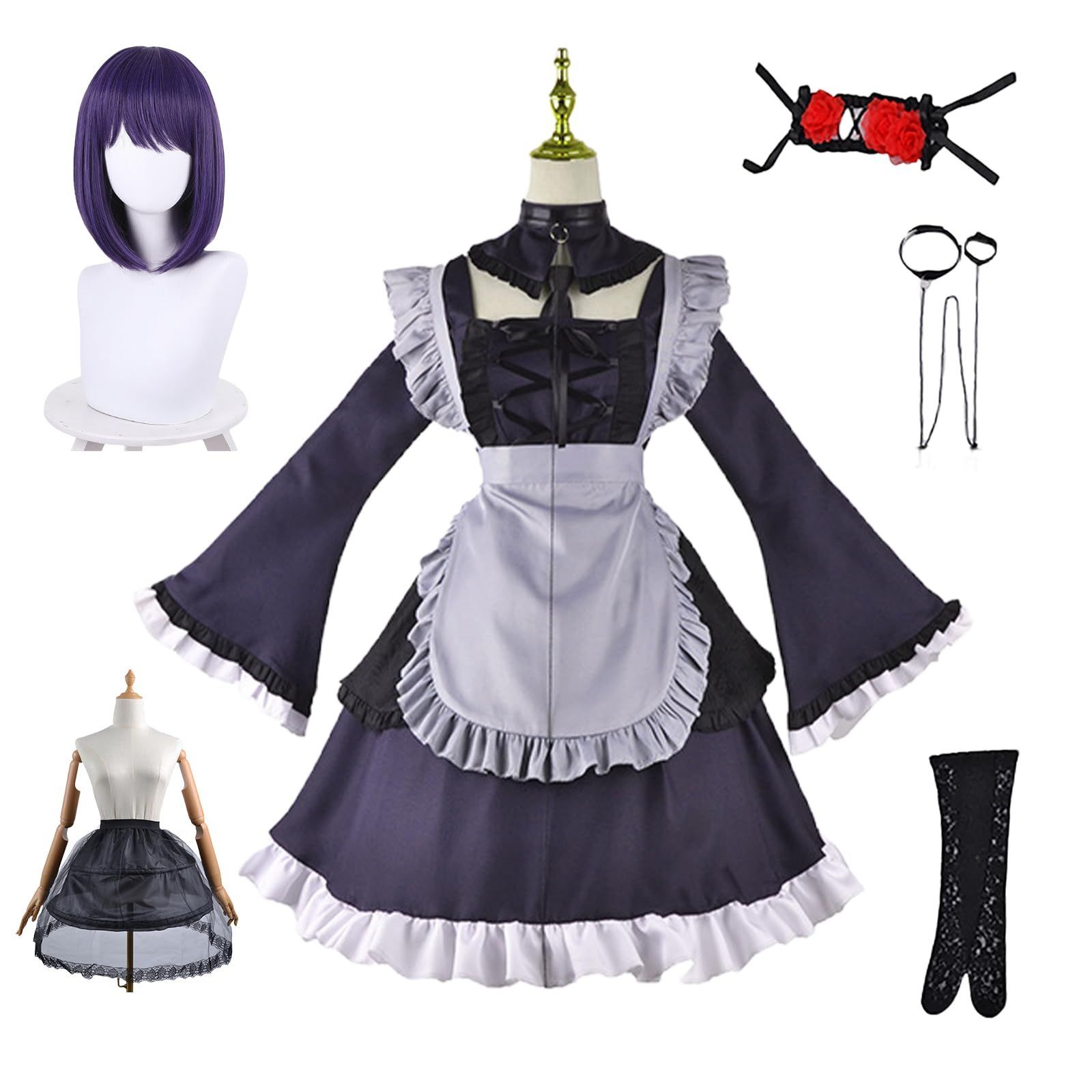 その着せ替え人形は恋をするコスプレ 喜多川海夢コスプレ衣装 黒江雫和服 着物 浴衣 髪飾り ウィッグ付き 制服 仮装 同人服