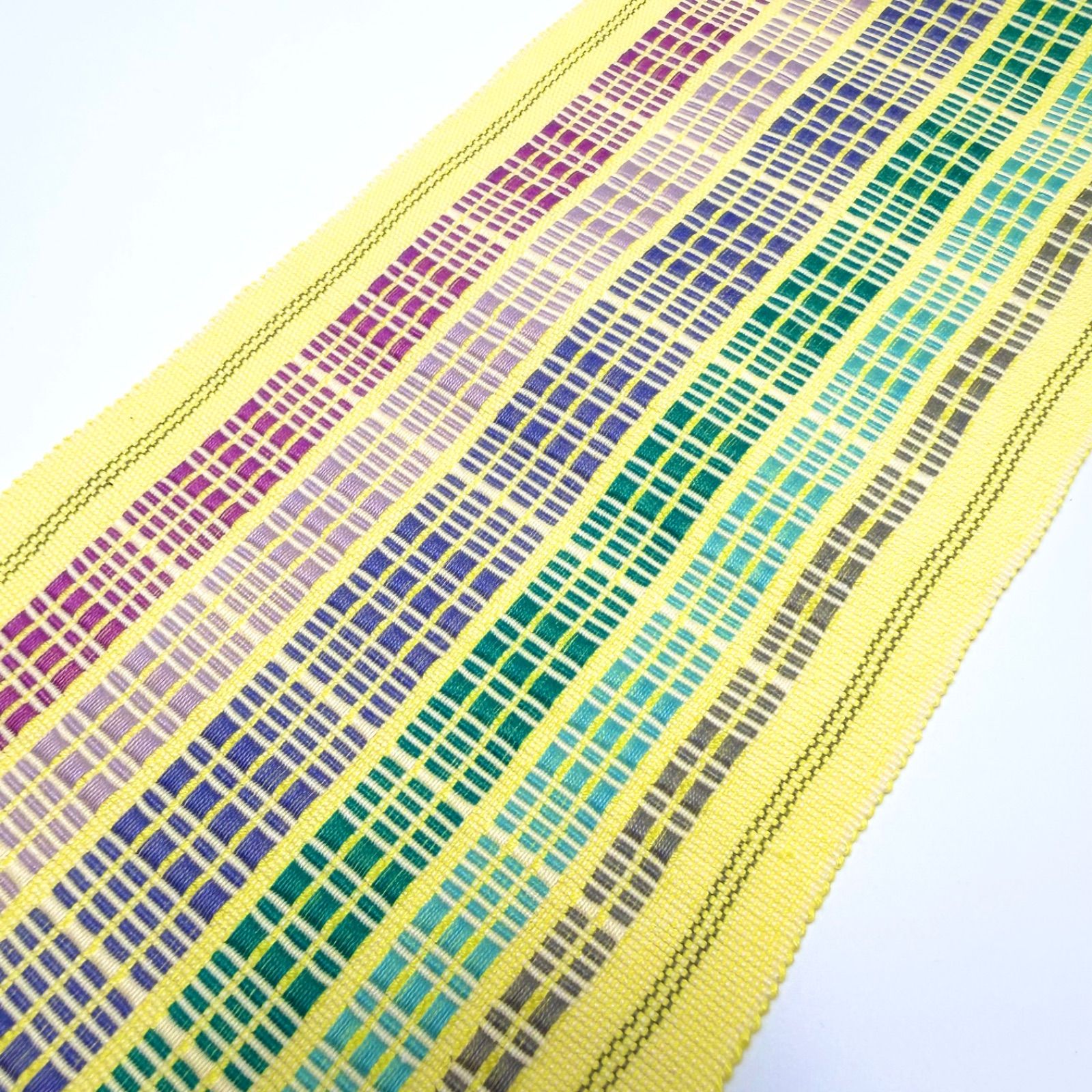  首里道屯織 手織り 半幅帯 伝統的 0230 半巾 半幅 小袋帯 帯