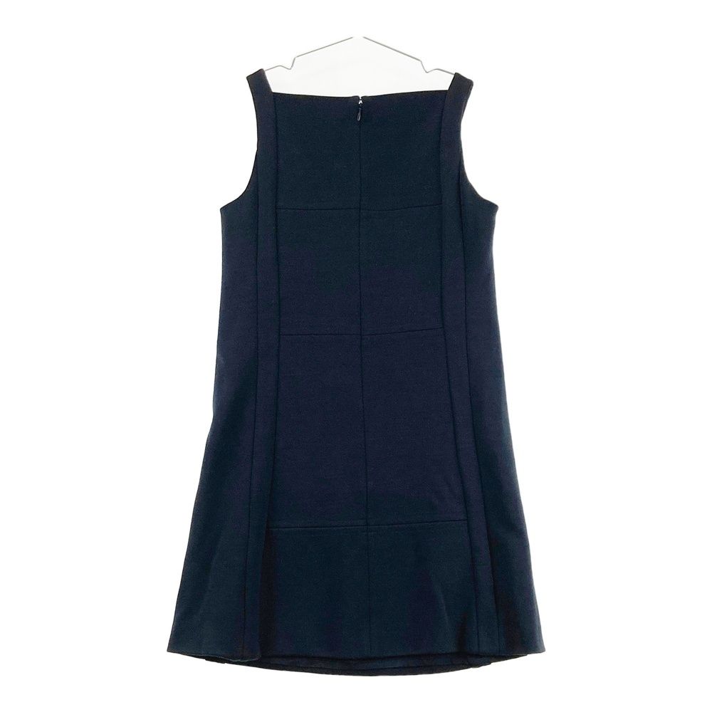 FENDI フェンディ ウール ノースリーブ ワンピース ブラック系 42