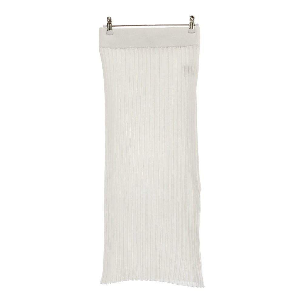 HYKE ハイク スカート WIDE RIBBED SWEATER SKIRT ホワイト系 1 レディース