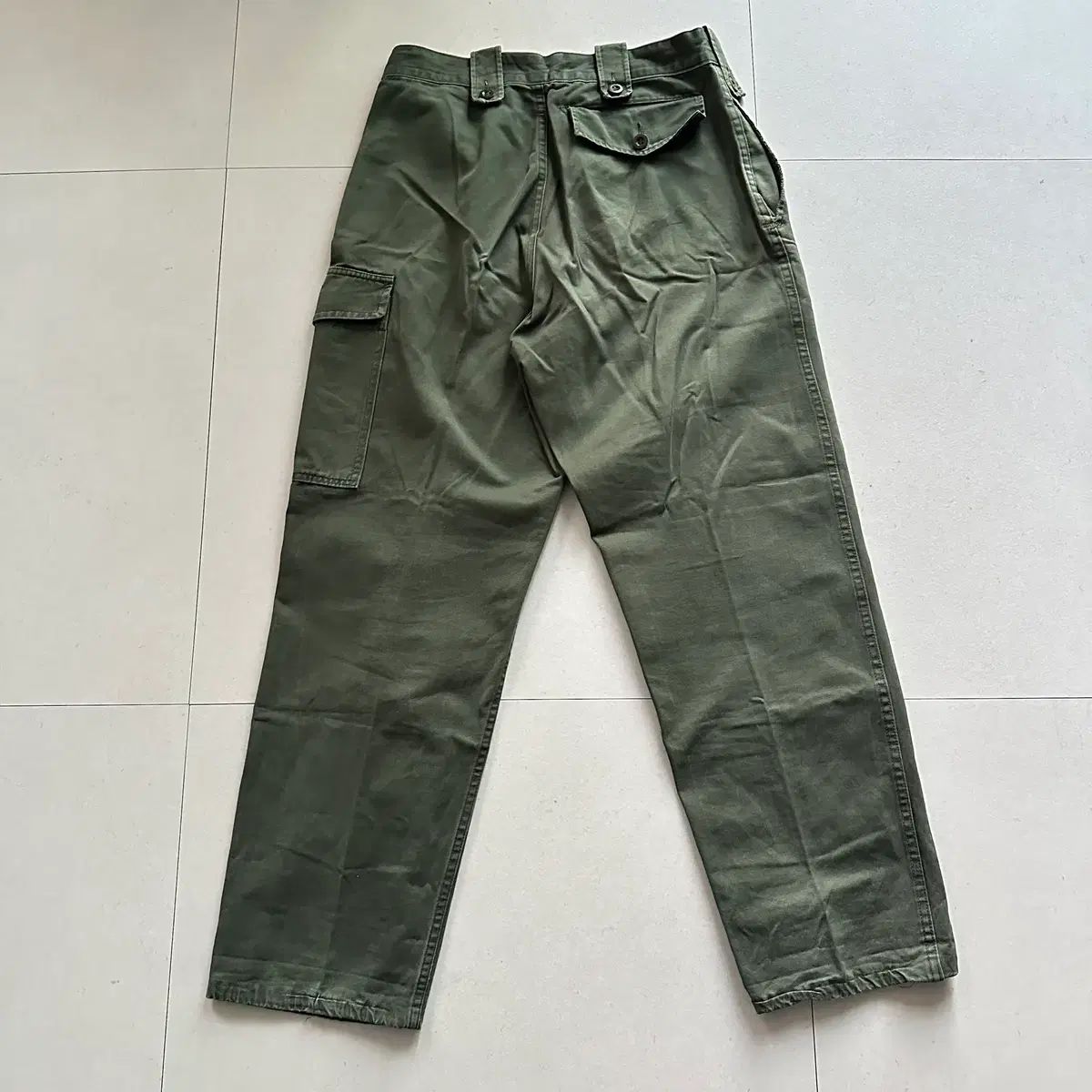 実物 ベルギー軍 M-64フィールドパンツ SEYNTEX社製 USED シングル