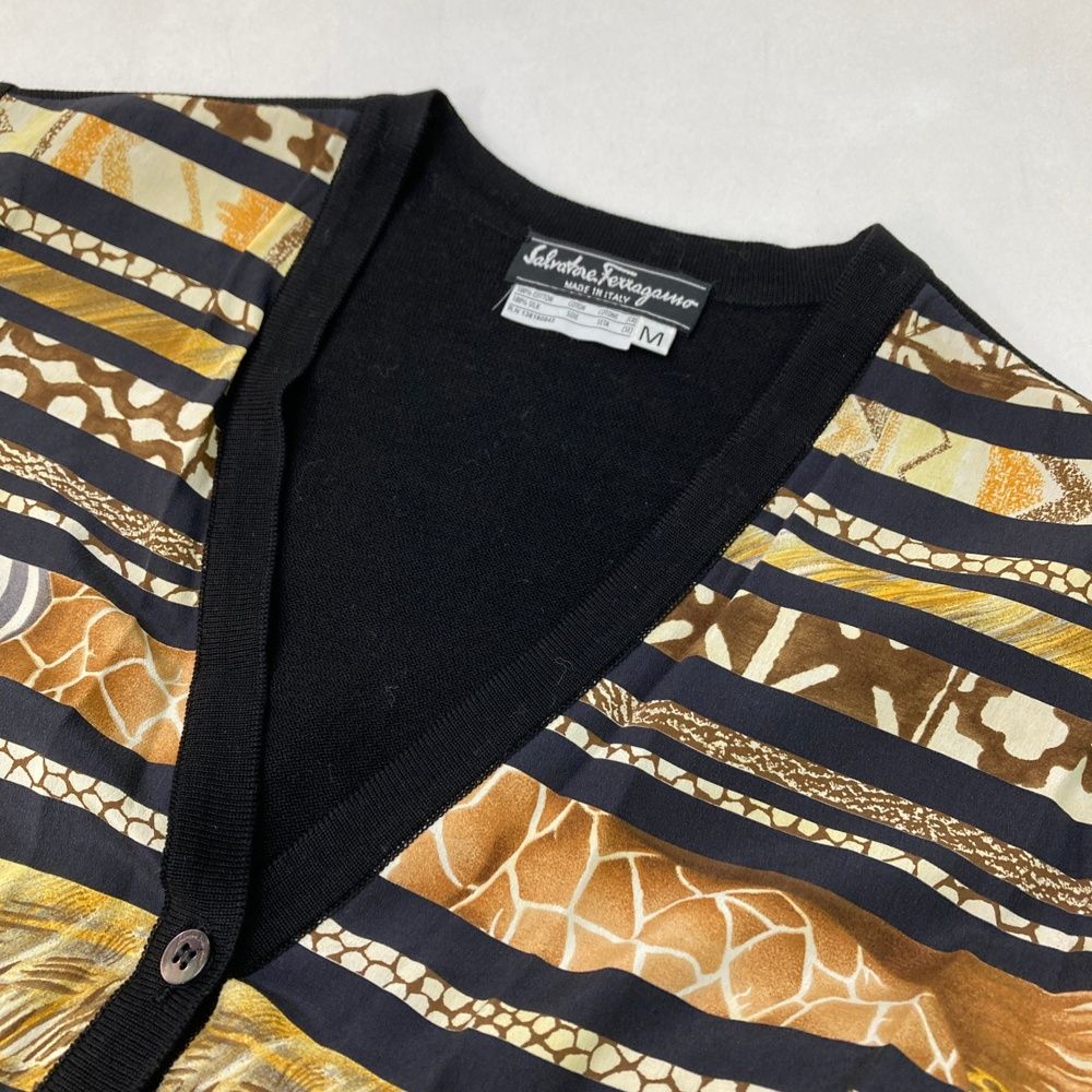 Salvatore Ferragamo サルヴァトーレ フェラガモ ニット切替