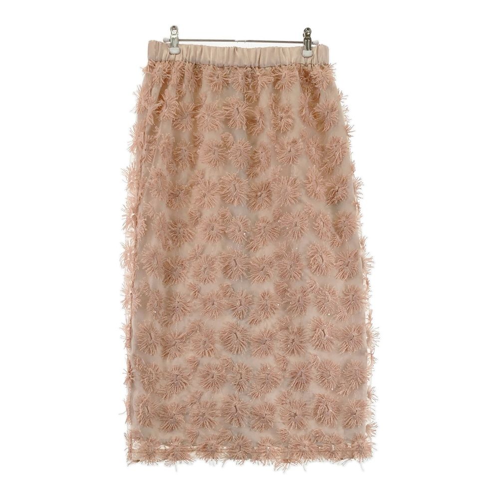 ADORE アドーア スパングルチュール レーススカート ベージュ系 38 レディース