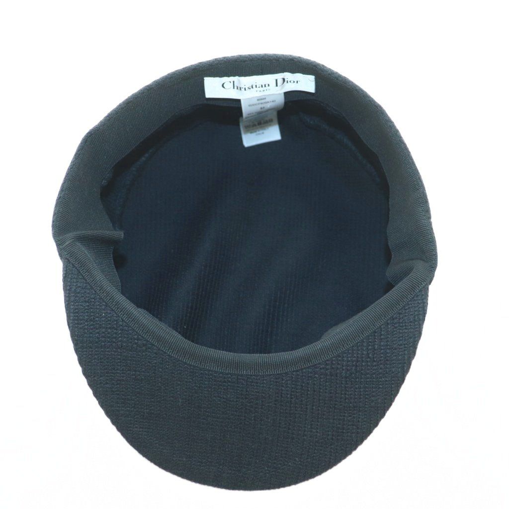 クリスチャンディオール Christian Dior キャスケット 帽子 ロゴ刺繍