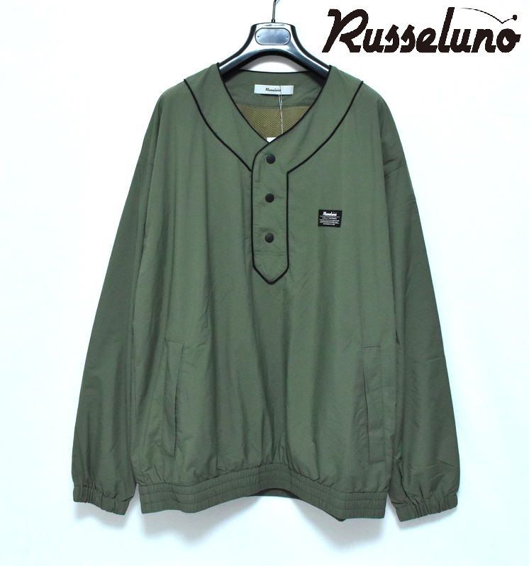 ラッセルノ ゴルフ B.B Vネック プルオーバー 4 5 RS-2330104 カーキ ゴルフウェア Russeluno Golf