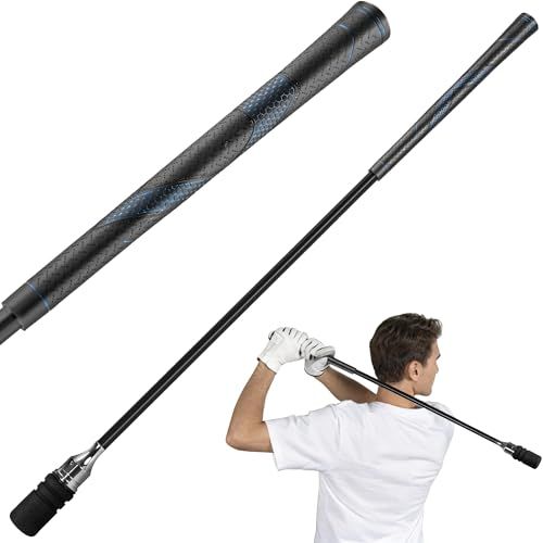 AKOZLIN ゴルフ練習器具 スイング練習器具 ゴルフ素振り練習器具 ヘッドスピードアップ 飛距離向上 ナイスインパクト 音付き 室内自宅